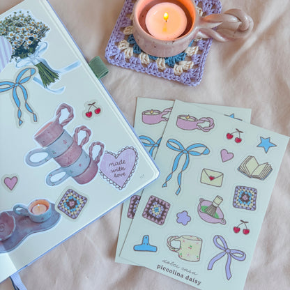 dolce casa sticker sheet