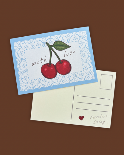 with love postcard