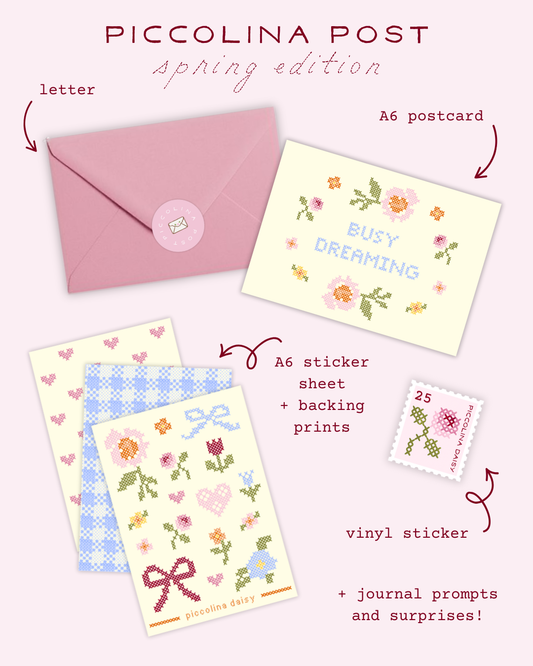 piccolina post - quarterly snail mail club