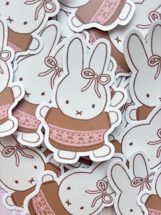 darling bunny sticker