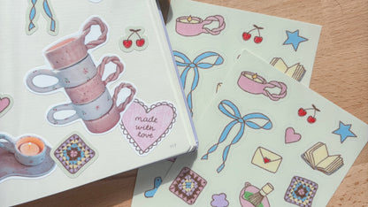 dolce casa sticker sheet