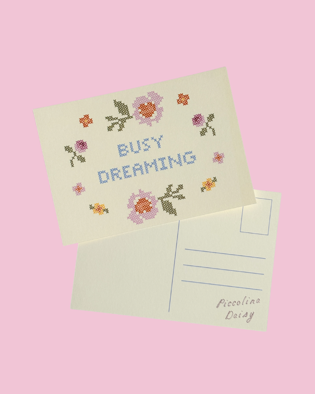 busy dreaming postcard